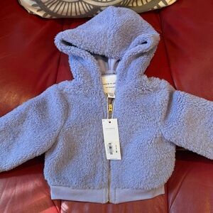 Janie and Jack Faux Fur Hoodie 6-12 months New with Tags NWT